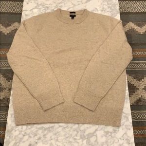 J. Crew Lambswool Sweater, Slim XL, Oatmeal